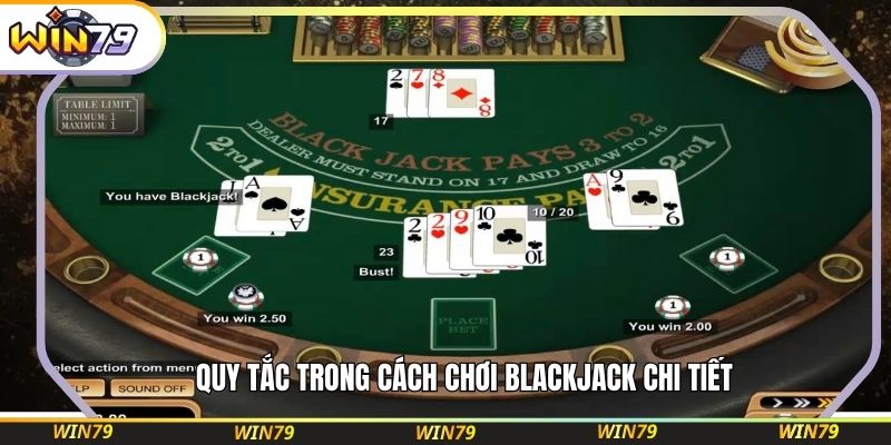  Quy tắc trong cách chơi Blackjack chi tiết